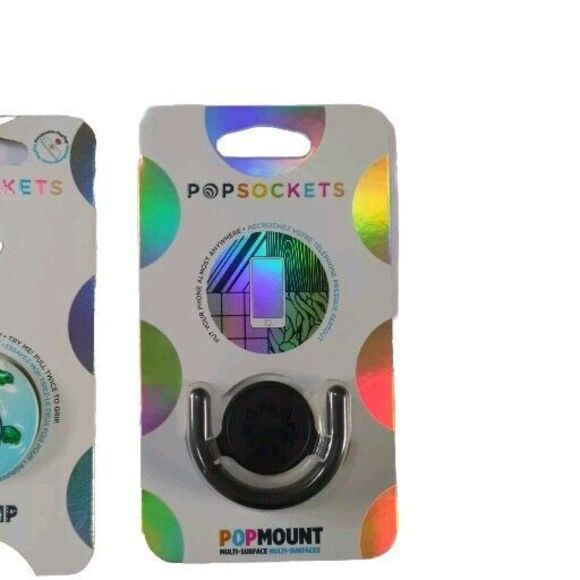 POPSOCKETS POPGRIP & POPMOUNT Phone Grip & Stand w/Swappable Tortuga Pop Socket - Picture 4 of 8